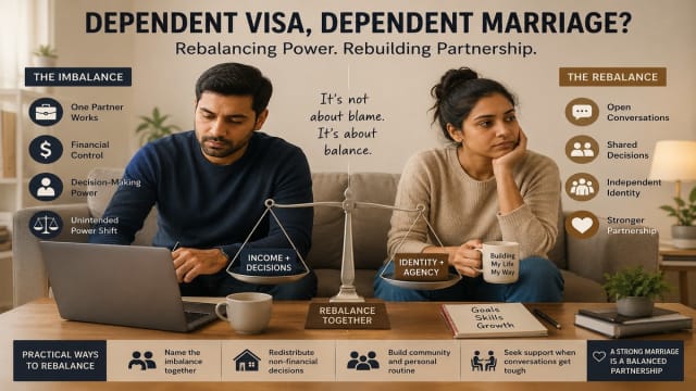 Dependent Visa, Dependent Marriage? How to Rebalance Power When One Partner Can't Work Yet