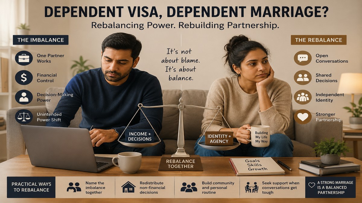 Dependent Visa, Dependent Marriage? How to Rebalance Power When One Partner Can't Work Yet