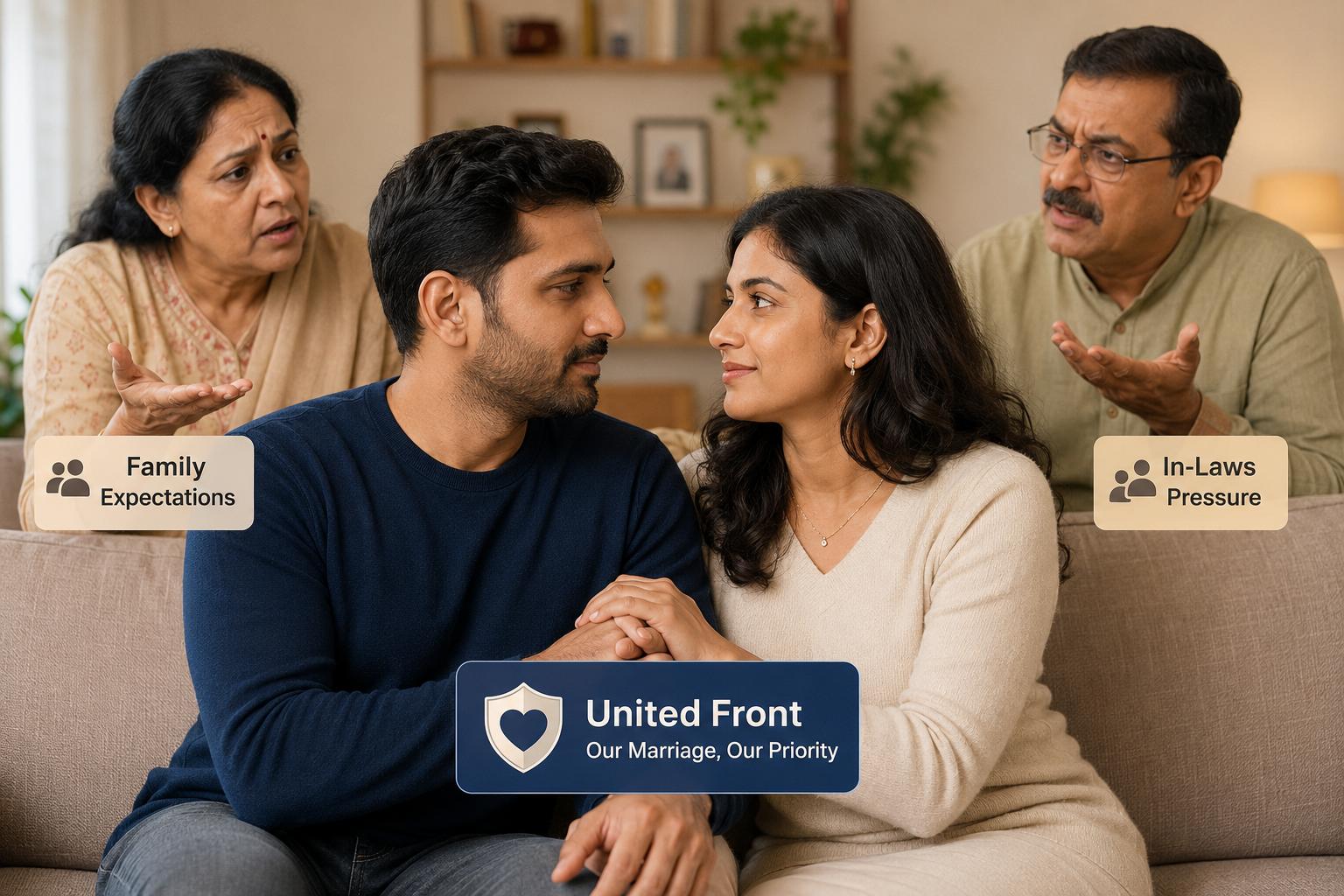 The Sandwiched Couple: How to Balance In-Laws and Your Marriage Harmony