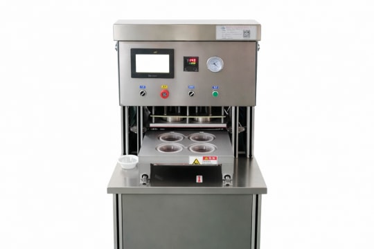 Máy dán khay hút chân không nạp khí (MAP)