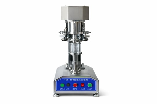 Máy ghép mí lon nhựa, lon giấy, lon nhôm.