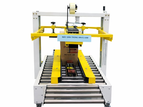 Máy dán thùng carton bán tự động