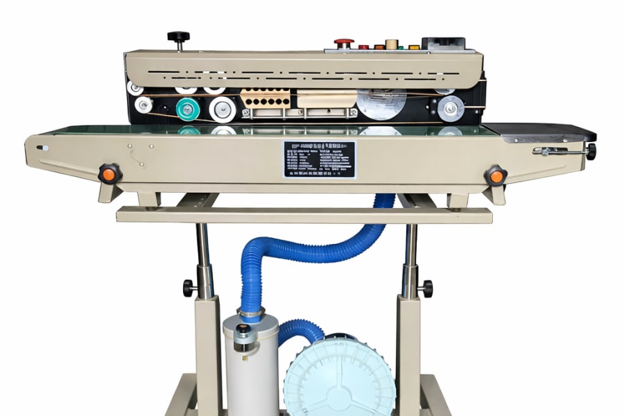 Máy hàn túi liên tục thổi khí DBF-1000AN