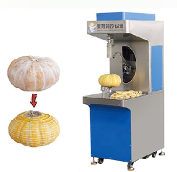 Máy Gọt Quả Bí Ngô Tròn Tự Động