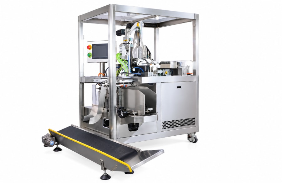 Máy Gấp Mặt Nạ Cho Vào Túi Tự Động SSDZD-66