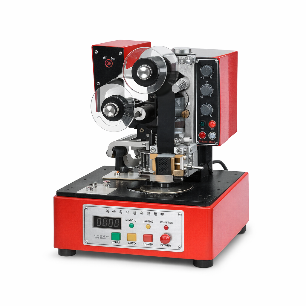 Máy in date trên lọ dạng mân xoay – MCBROTHER