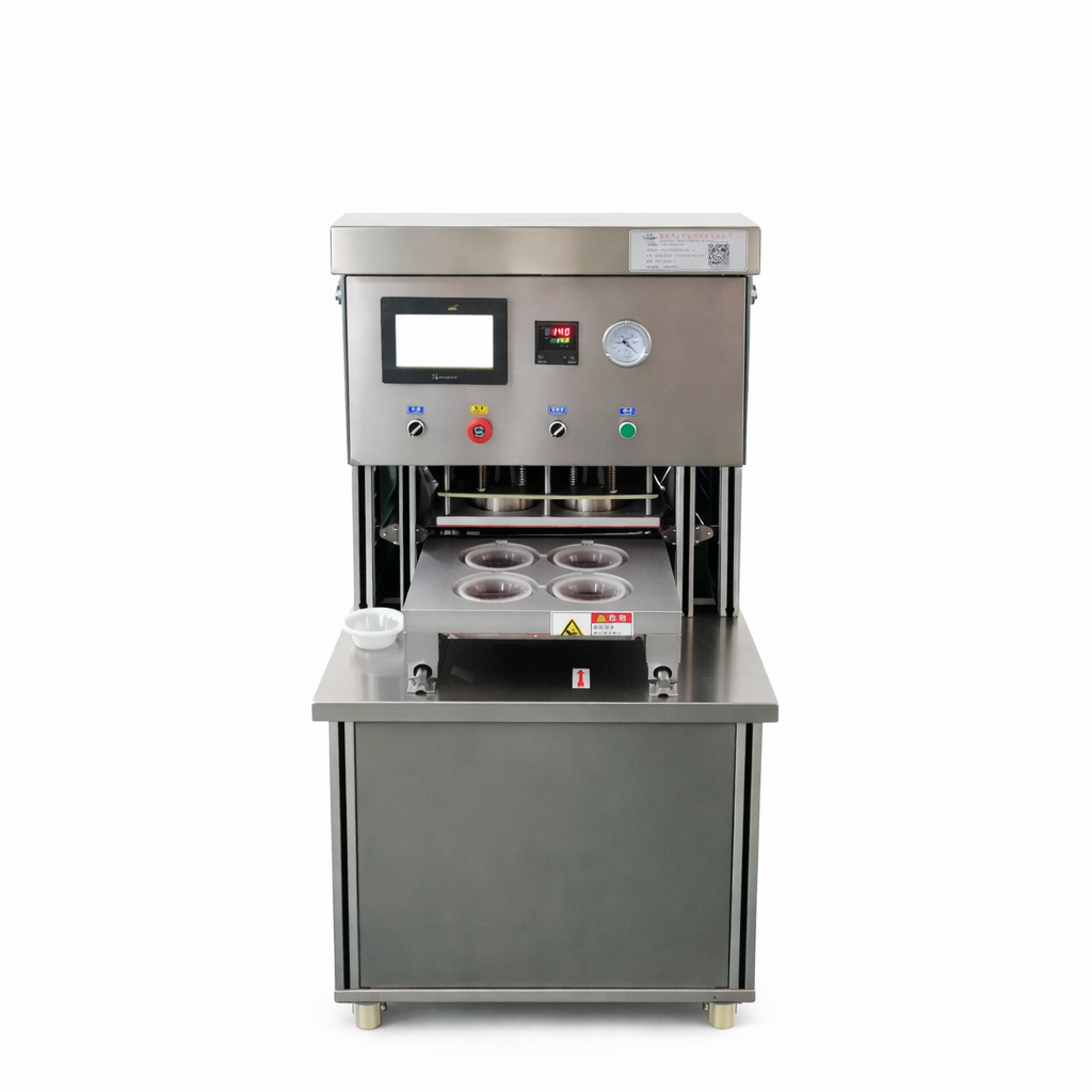 Máy dán khay hút chân không nạp khí (MAP) – MCBROTHER