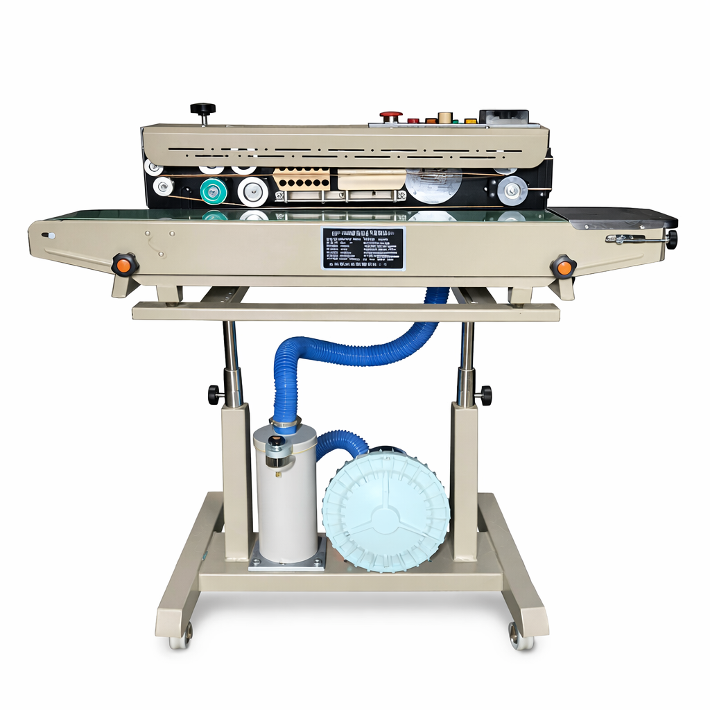 Máy hàn túi liên tục thổi khí DBF-1000AN – MCBROTHER