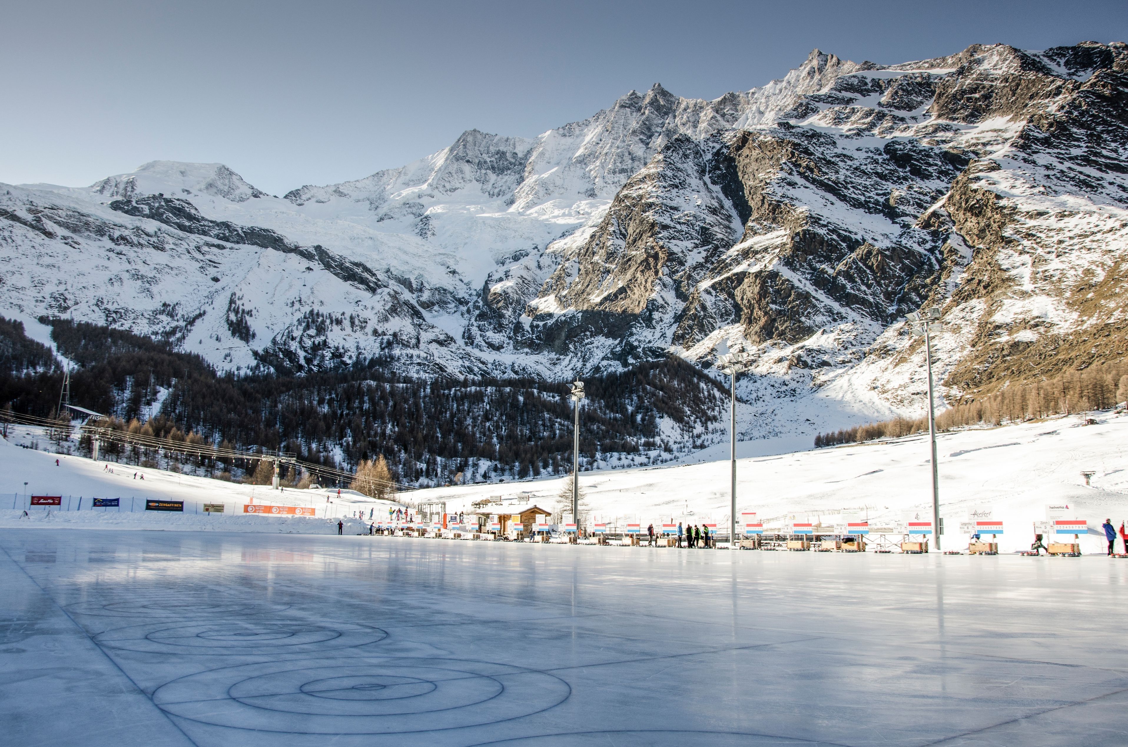 Ice skating