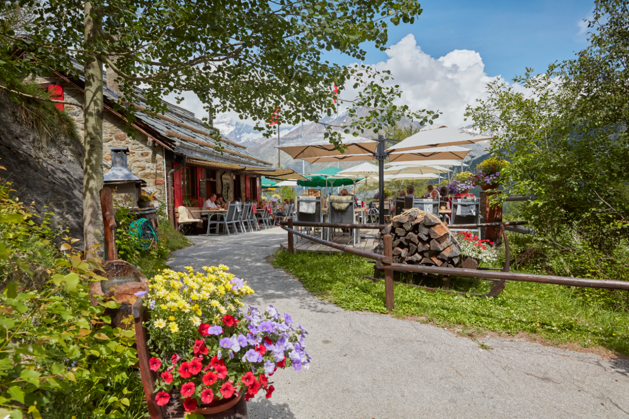 Mountain restaurant Gletschergrotte