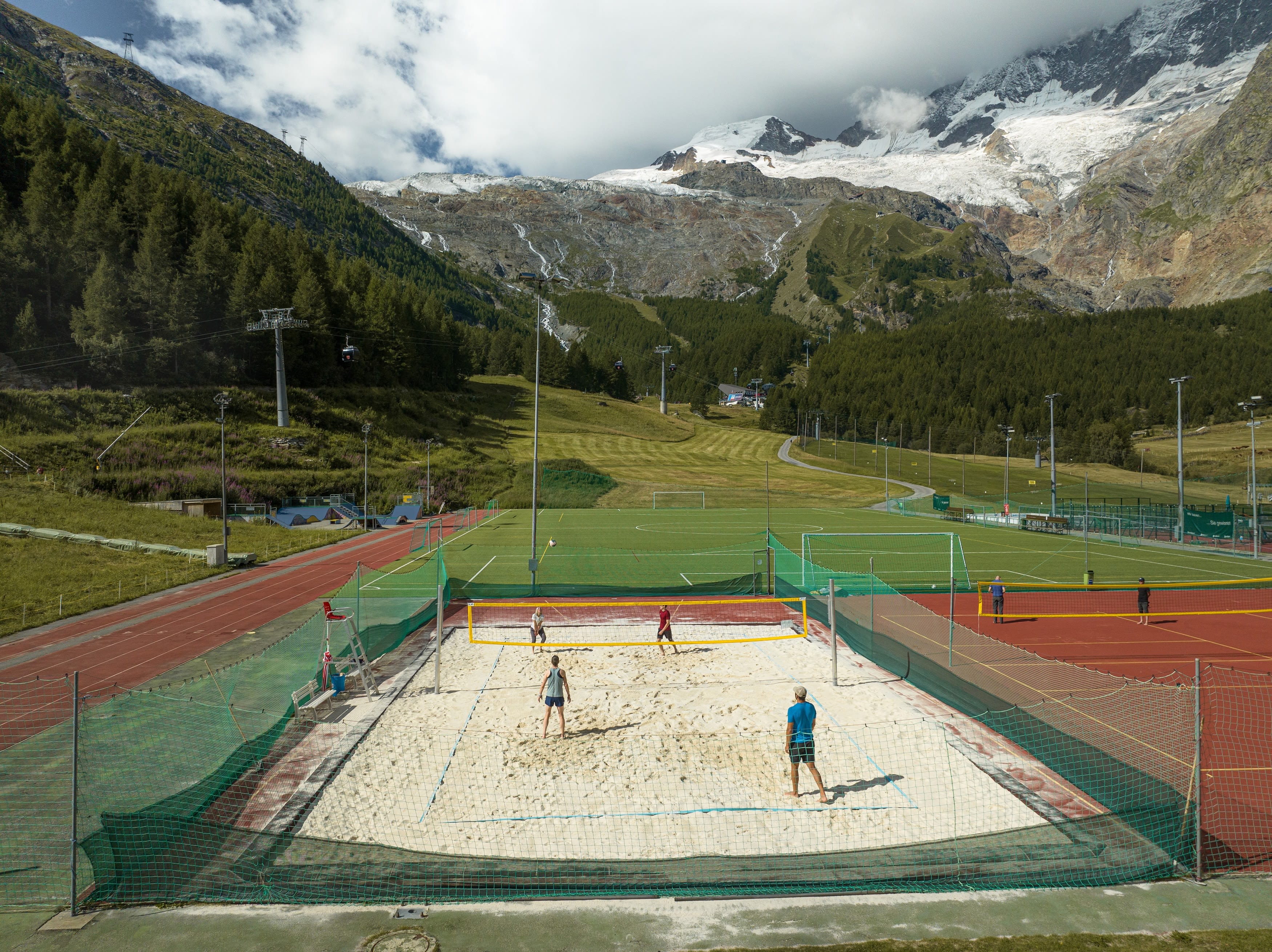 Beachvolley Saas-Fee