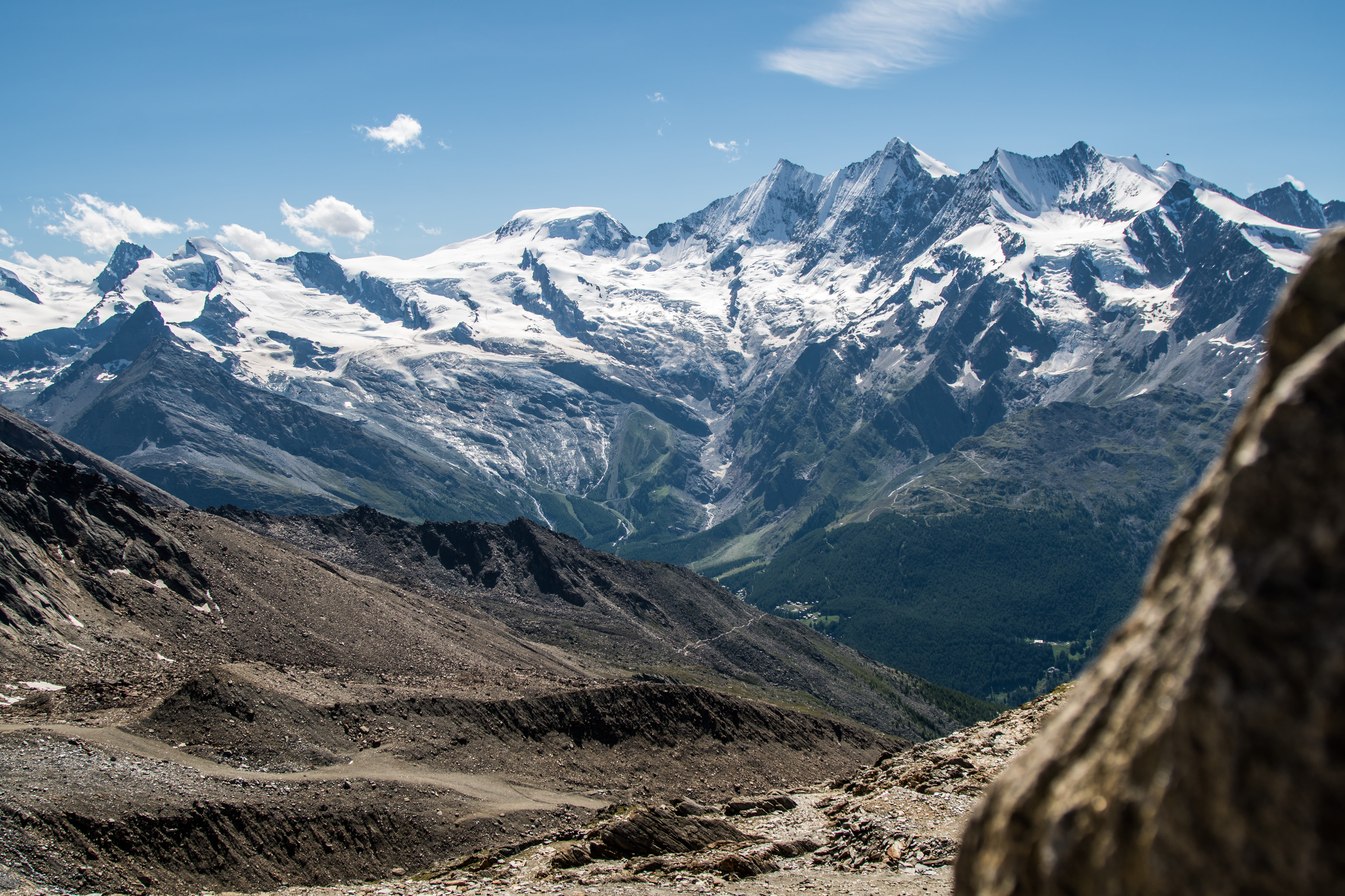 Ausblick Berge Hohsaas