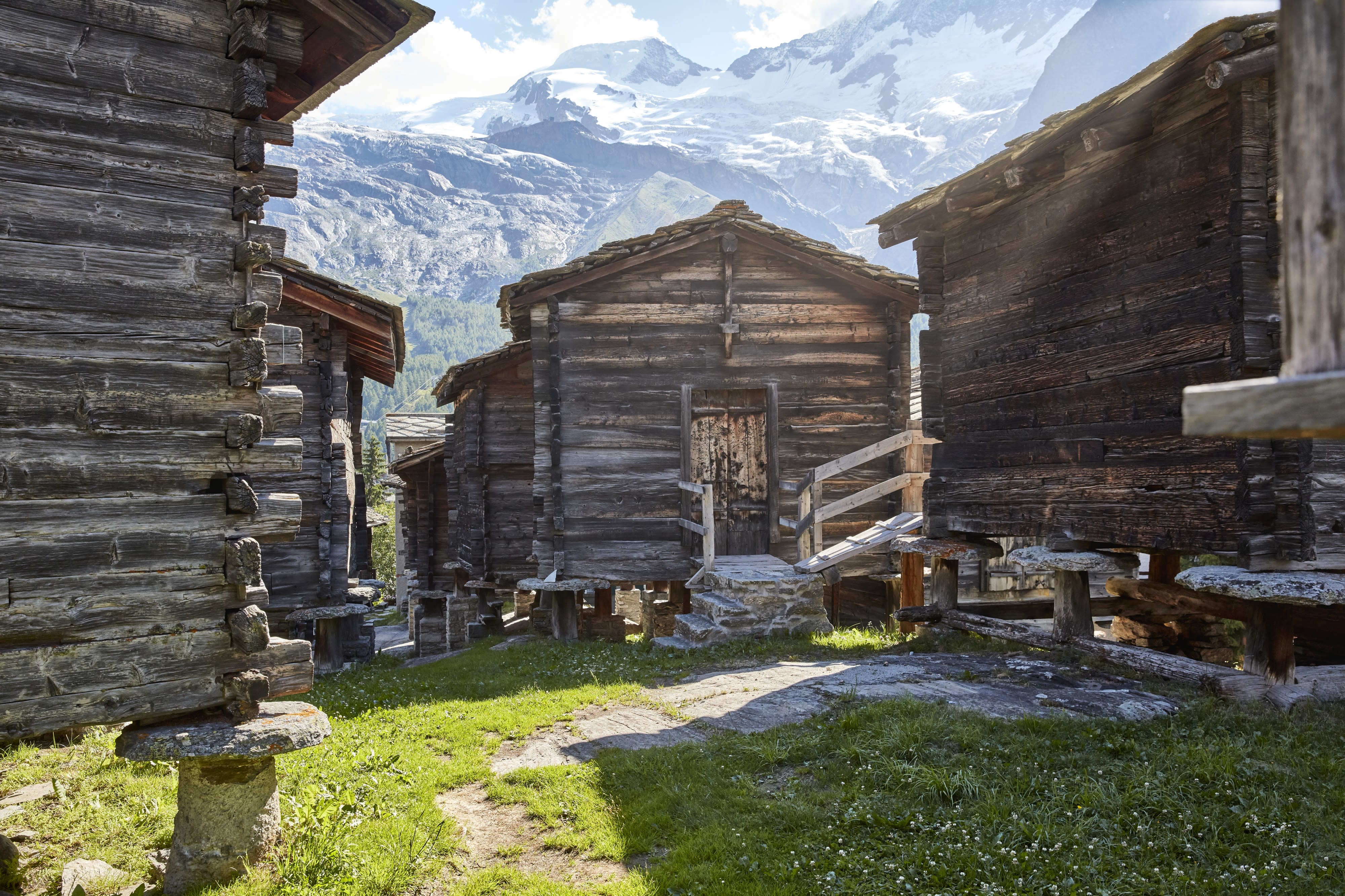 Stadel Saas-Fee Sommer