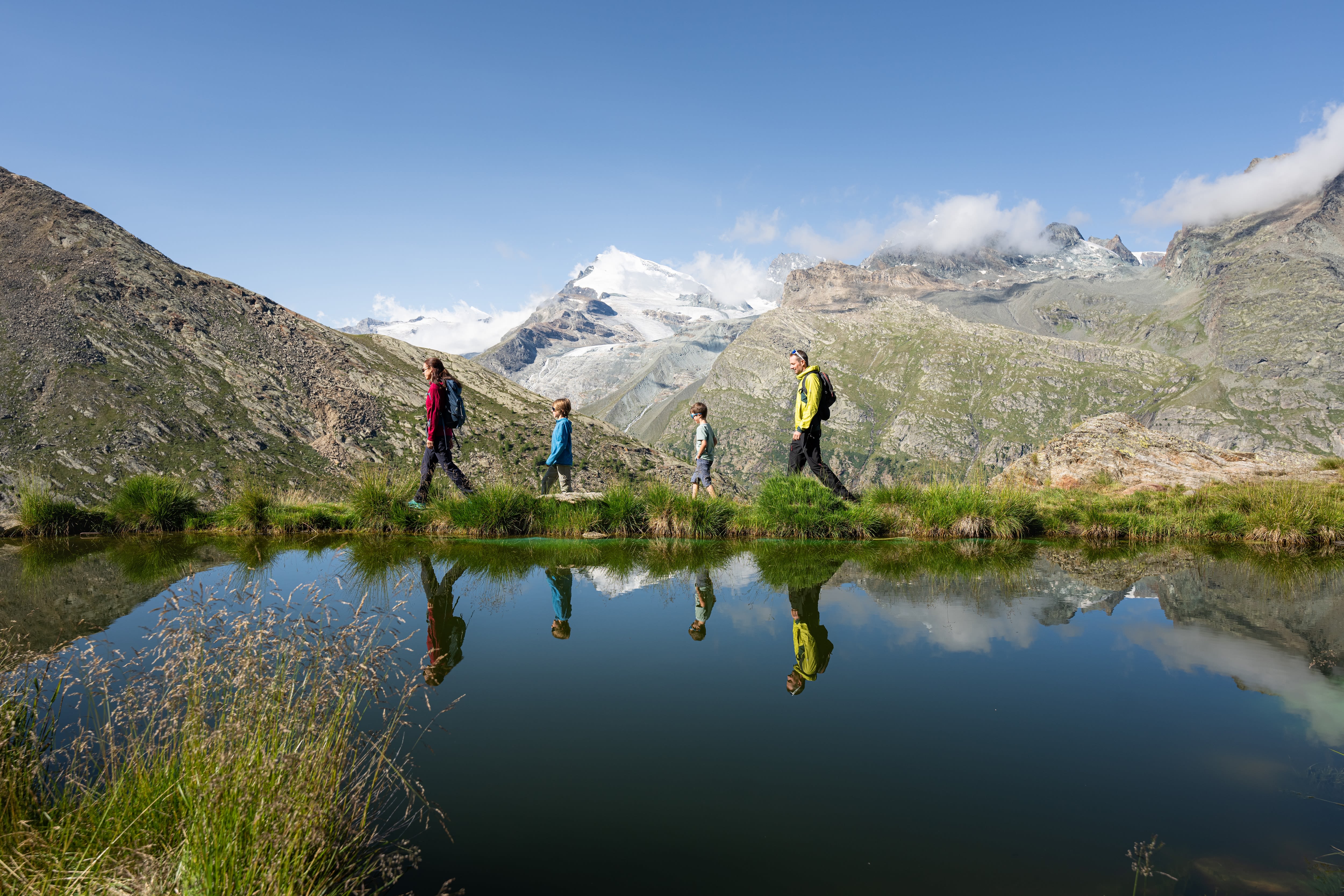 Wandern Heidbodmen Sommer