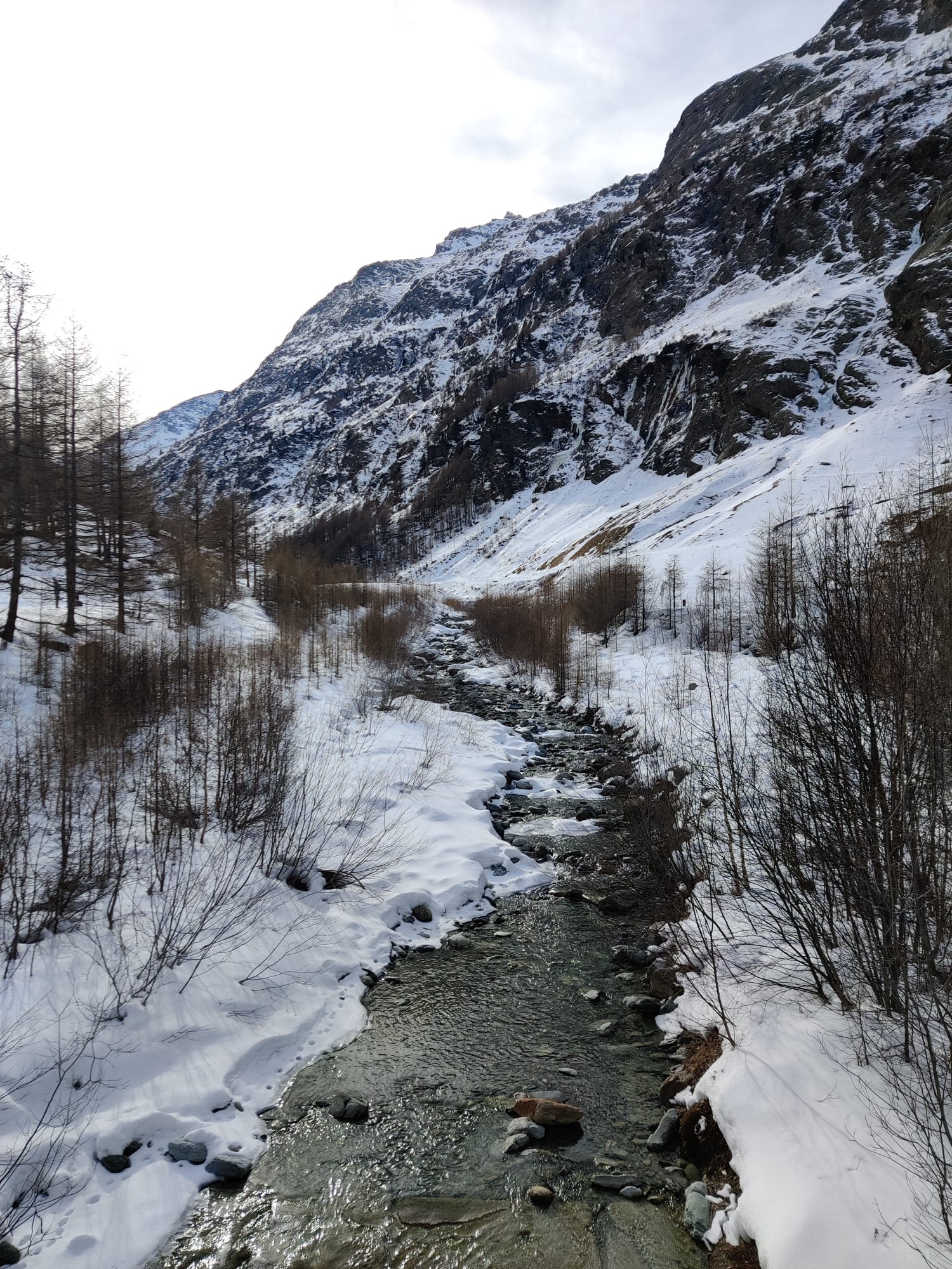 Fluss im Winter