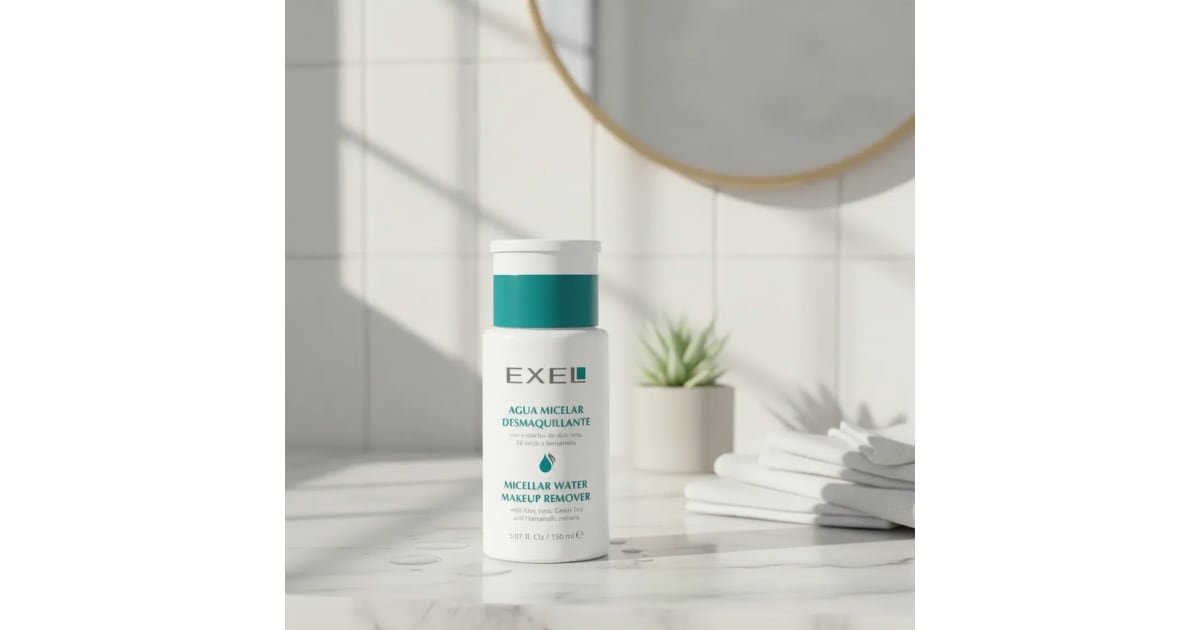 Agua Micelar Desmaquillante Aloe Vera Té Verde Hamameli Exel 150ml