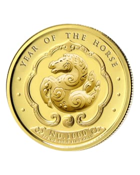 2026 1oz Kingdom of Bhutan Lunar Year of Horse .999 Silver