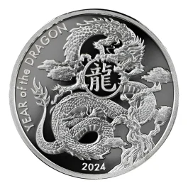 純銀1オンス ASAHI　龍年 純銀1オンス ASAHI 龍年 1 Ounce Silver - Bullionstar Year of