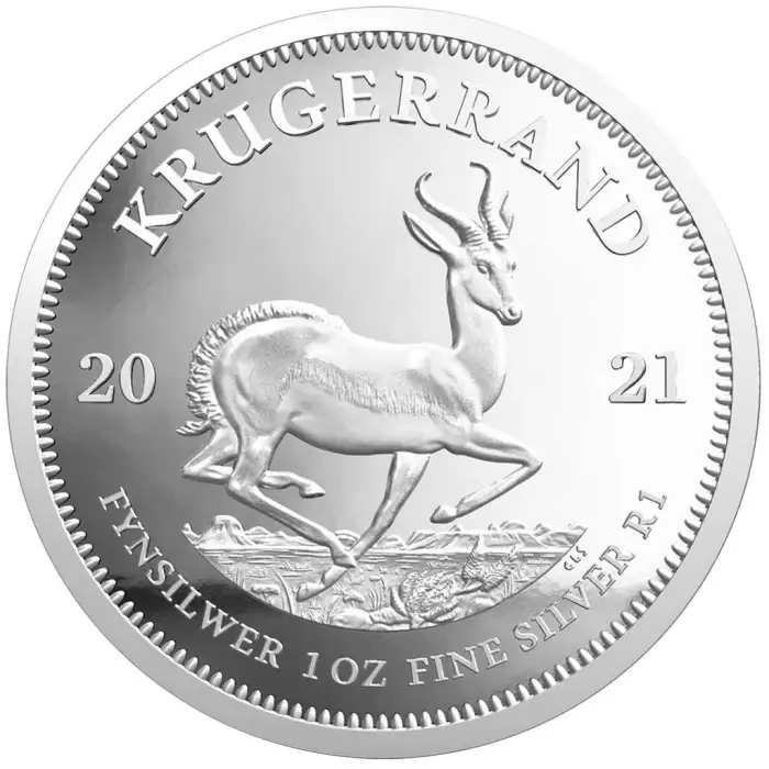 南アフリカ 1oz 銀貨 2021年 2021年南アフリカクルーガーランド銀貨1オンス[purity: 99.9