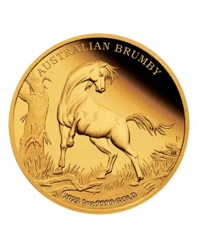 2023 1 oz Australia Australian Brumby .9999 Gold Proof Coin