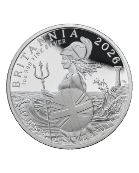2026 1oz Great Britain Britannia .999 Silver Proof Coin