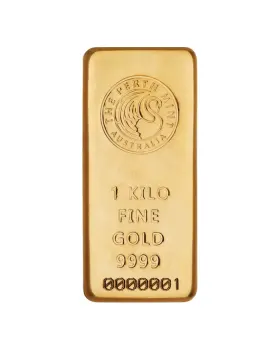1kg Perth Mint .9999 Gold Bar