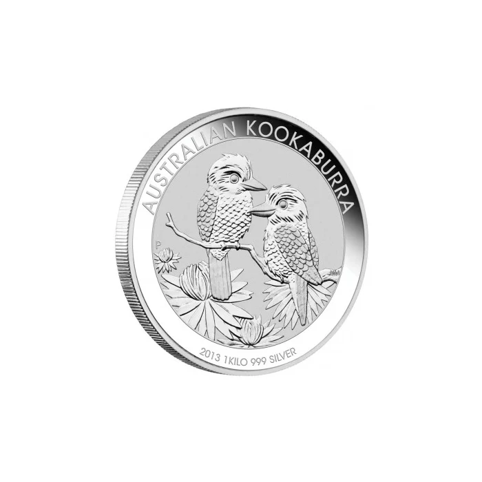 2013 澳洲笑翠鳥.999銀幣1公斤