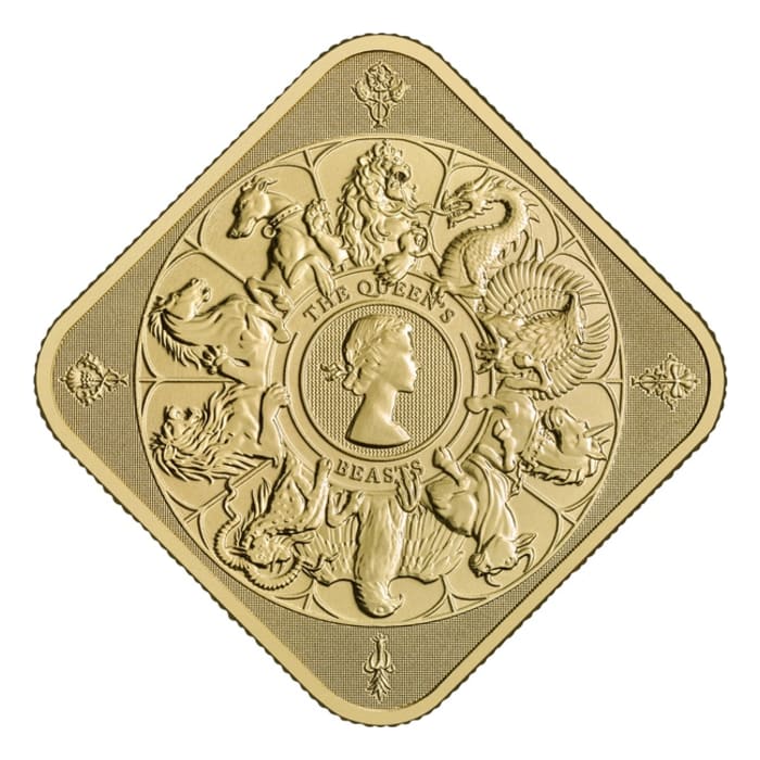 UK Queen's Beasts 2021 Completer Color Coin SILVER 2 OZ .999
