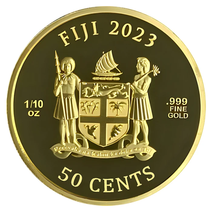 2023 1/10 oz Fiji Cats .999 Gold Proof-like Coin 2023 1/10 oz Fiji Cats .999 Gold Proof-like Coin