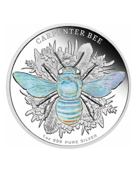 2026 1oz Niue Carpenter Bee .999 Silver Proof Hologram coin