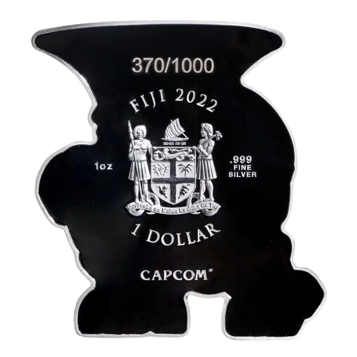 Buy 2022 1 oz Fiji Street Fighter Mini FIghters - Guile 999 Silver