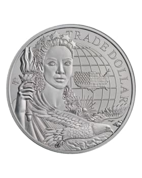 2023 1 oz St Helena Modern Japanese Trade Dollar .999 Silver
