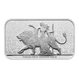 2024 1 oz Great Britain Una and the Lion .9999 Silver BU Bar