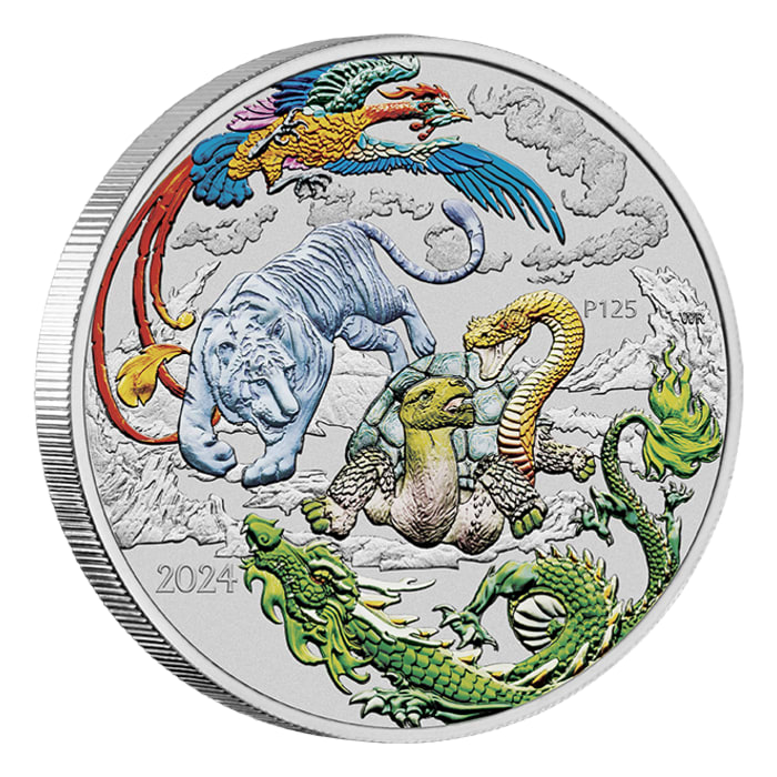 2024 1oz Australia Chinese Myths and Legends - Four
