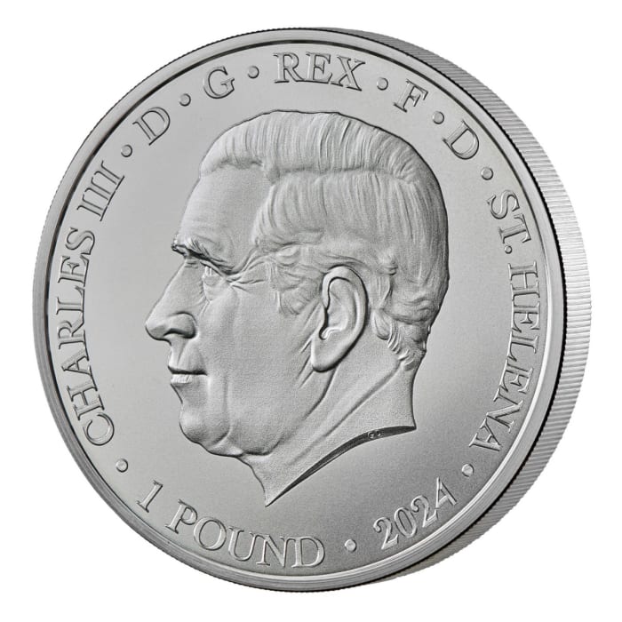 2024 1oz St Helena Faerie Queene Series - Una And The Lion .999