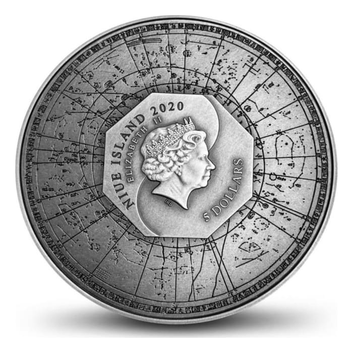 2020 2 oz Niue Four Auspicious Beasts Series - Azure Dragon .999