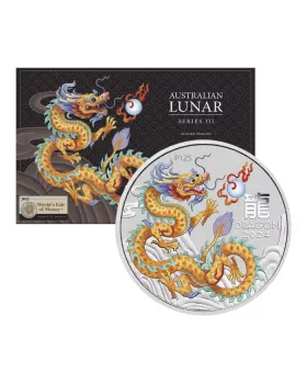 2025 1oz Australia Lunar Series III- Year of the Snake .9999