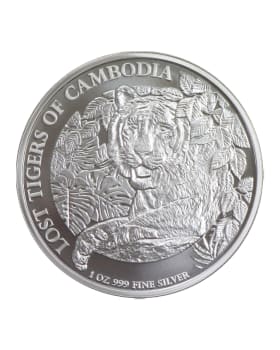 人気TOP 2025 1 oz Cambodia Lost Tigers of Cambodia .9999 Gold BU Coin コレクション