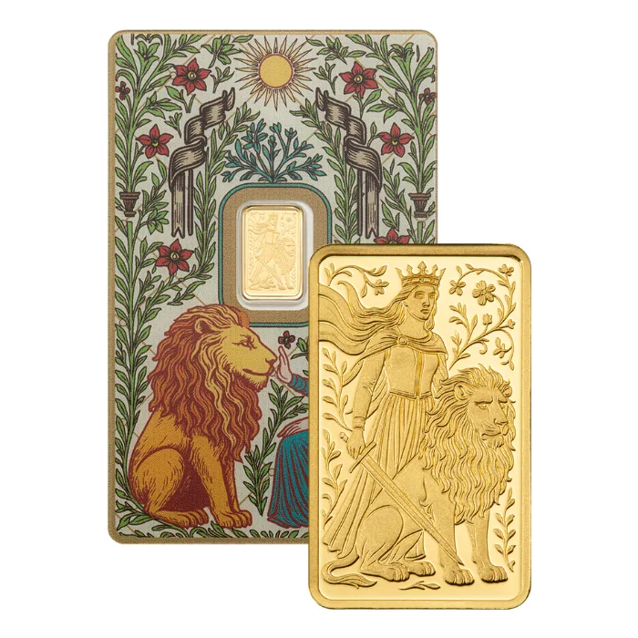 瑞士PAMP 尤娜與獅子.9999類精鑄金條1克
