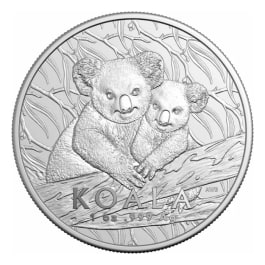 2025 1oz Australia Koala.999 Silver BU Coin