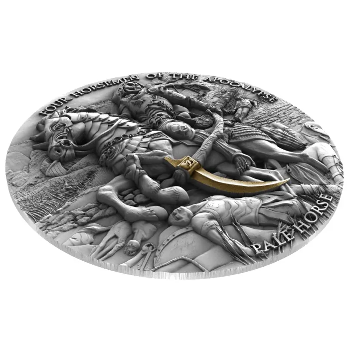 2021 2 oz Niue Four Horsemen of the Apocalypse - Pale Horse