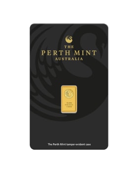 1 gram Perth Mint 9999 Gold Bar (in Assay)