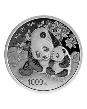 2024 30g China Panda 999 Platinum Proof Coin