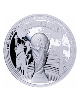 2026 1oz Solomon Island FIFA We Are 26 .999 Silver High Relief Mirror-Like Proof Coin