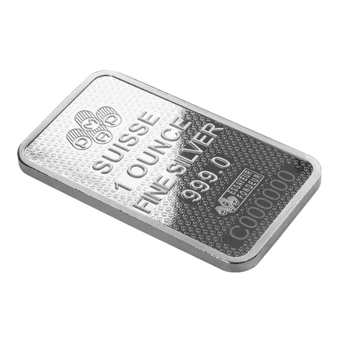 1 oz Pamp Suisse 45th Anniversary of Lady Fortuna .999 Silver Bar