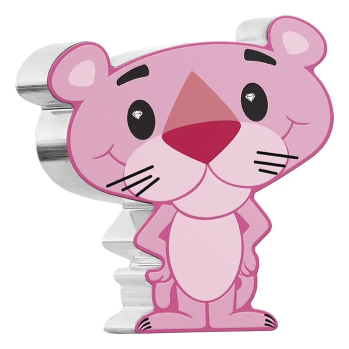 2024 1oz Tuvalu The Pink Panther 60th Anniversary Silver