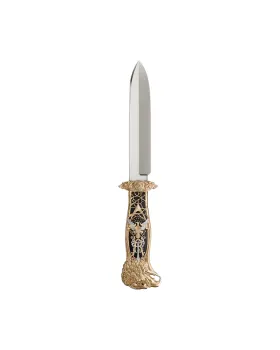 2025 2oz Samoa Dragon Tiger Switchblade .999 Silver Antiqued