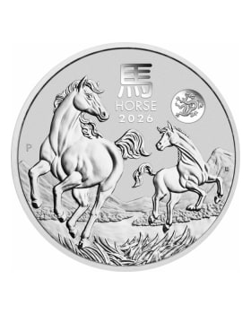 2026 1oz Australia Year of The Horse with Dragon Privy Mark .9999 Silver Coin