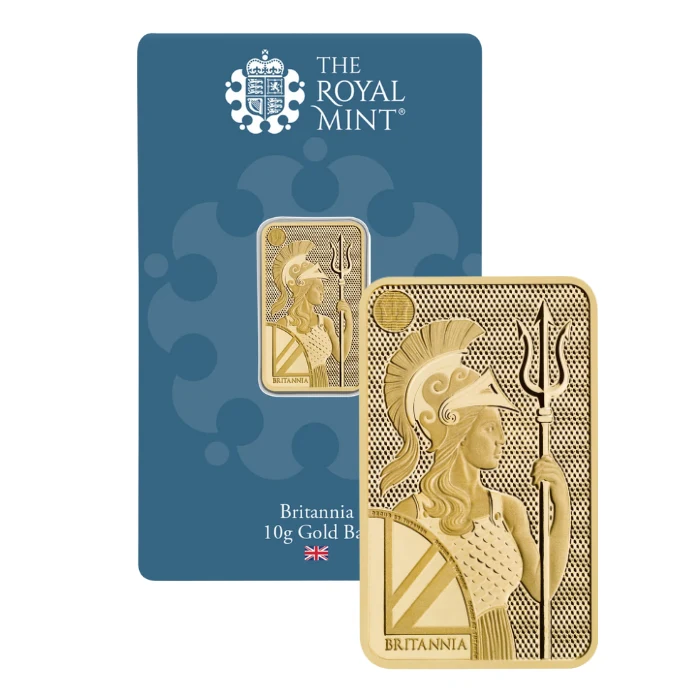 英國皇家鑄幣廠不列顛女神.9999金條10克(Certi-Card)