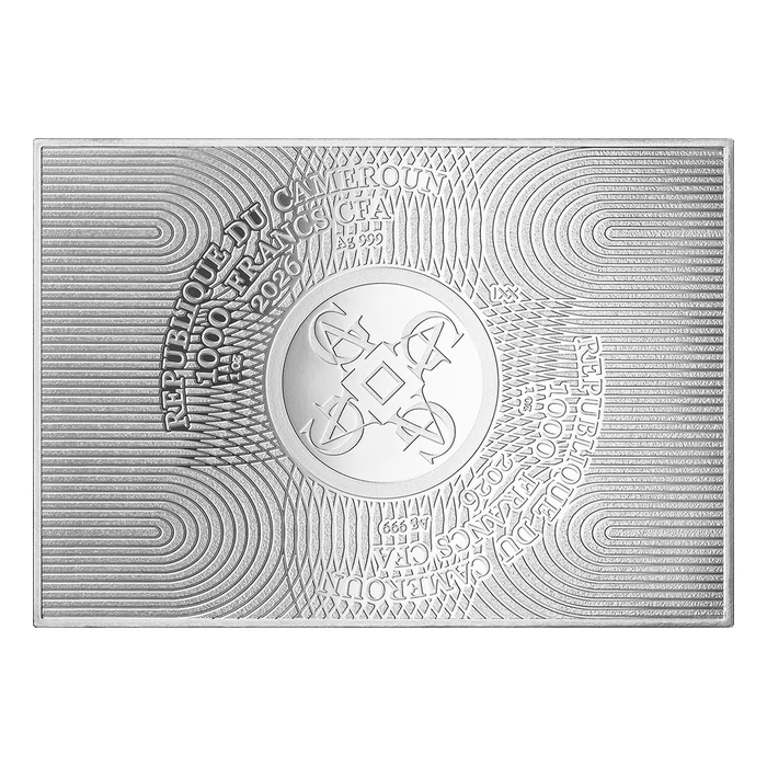 2026 1oz Cameroon The Last Supper, Leonardo Da Vinci .999 Silver